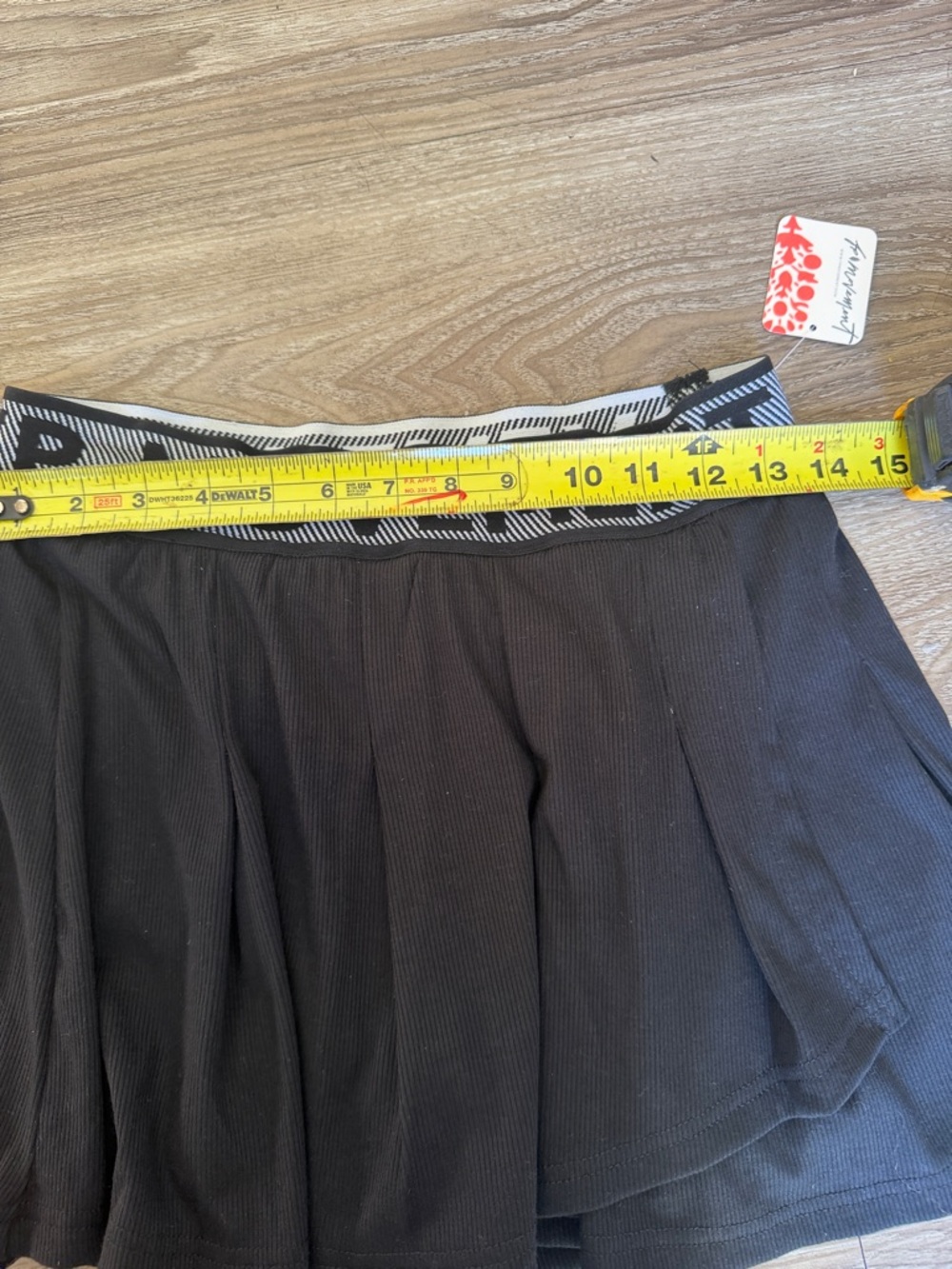 NWT Free People Movement Duo Tennis Black Mini Skirt Size: S - Picture 9 of 10